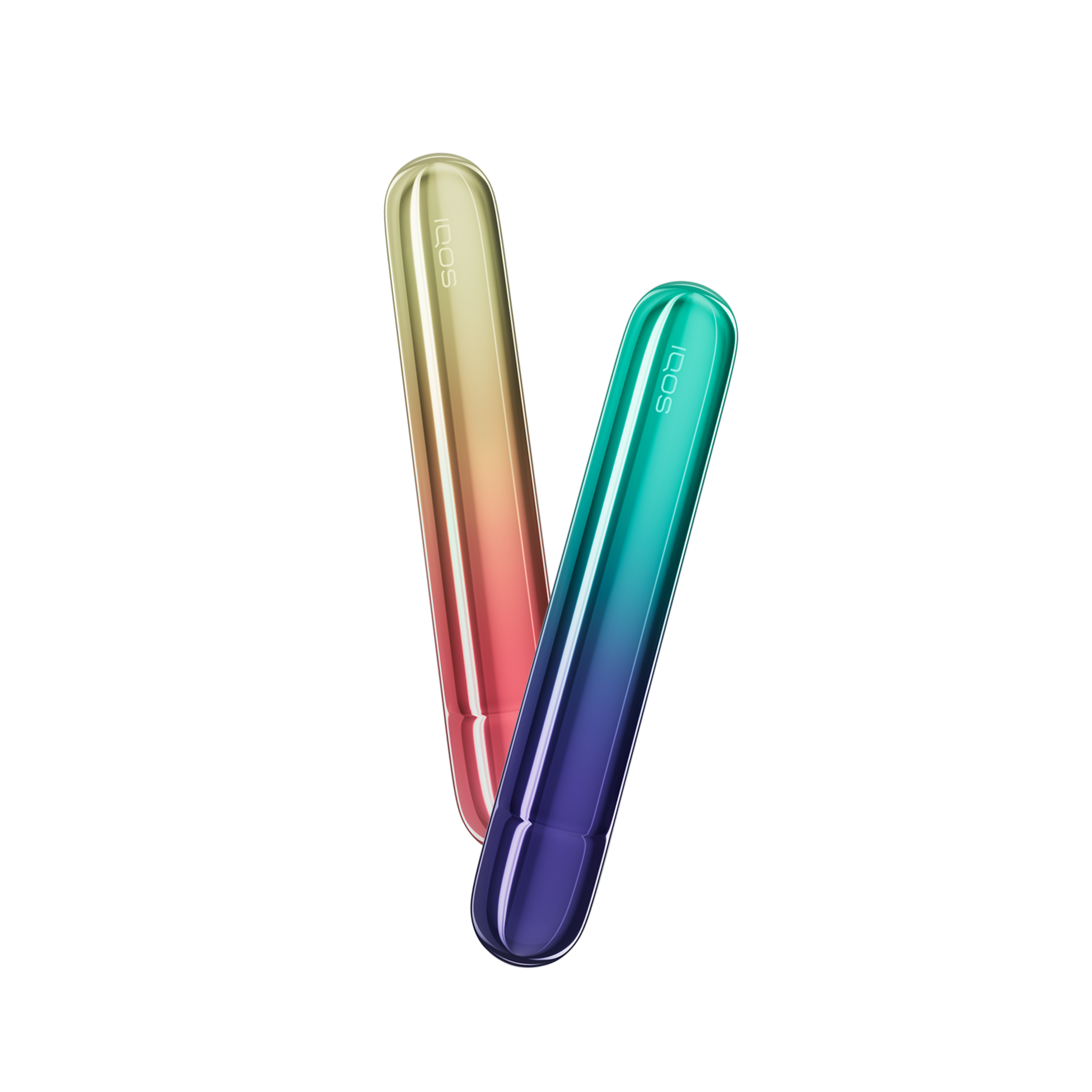 IQOS ILUMA Aluminium Door Gradient REMIX Teal (Remix Blue)