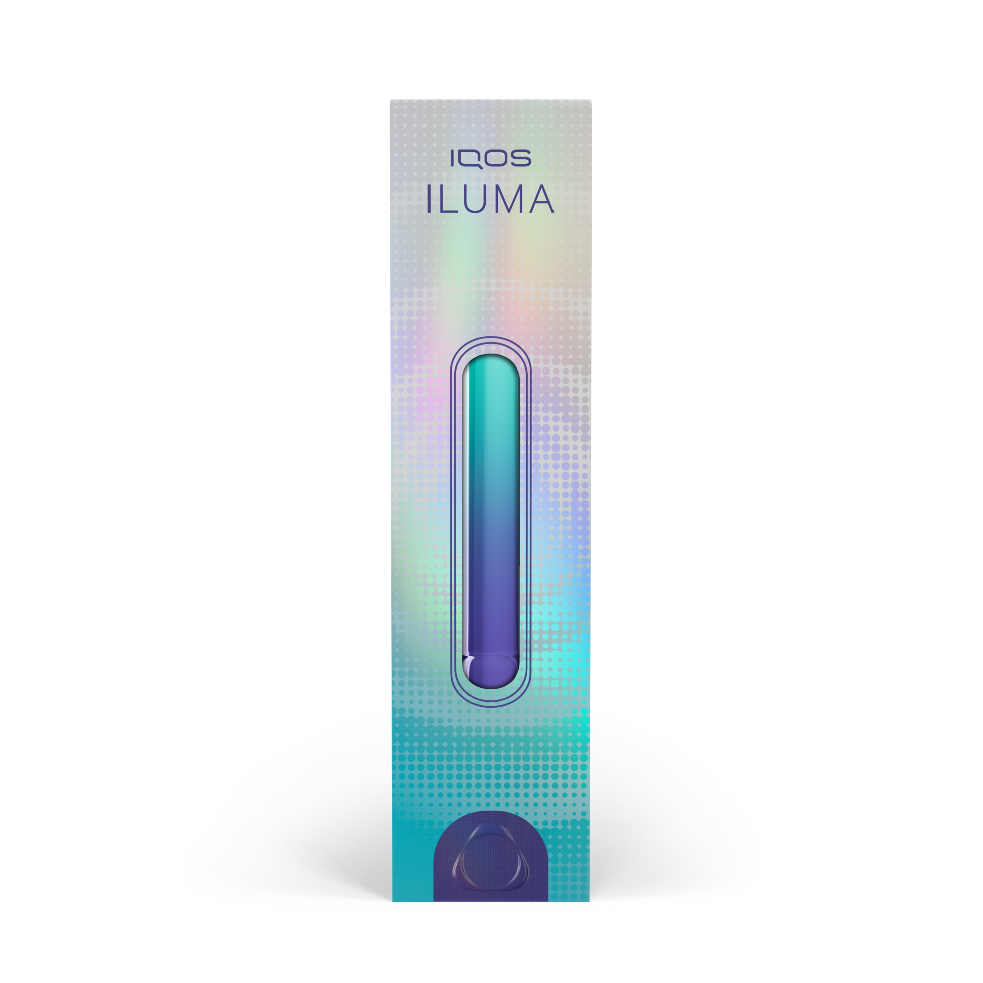 IQOS ILUMA Aluminium Door Gradient REMIX Teal (Remix Blue)