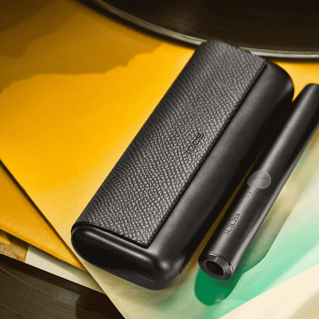 IQOS ILUMA Leather-like Wrap (Obsidian Black) (Obsidian Black)