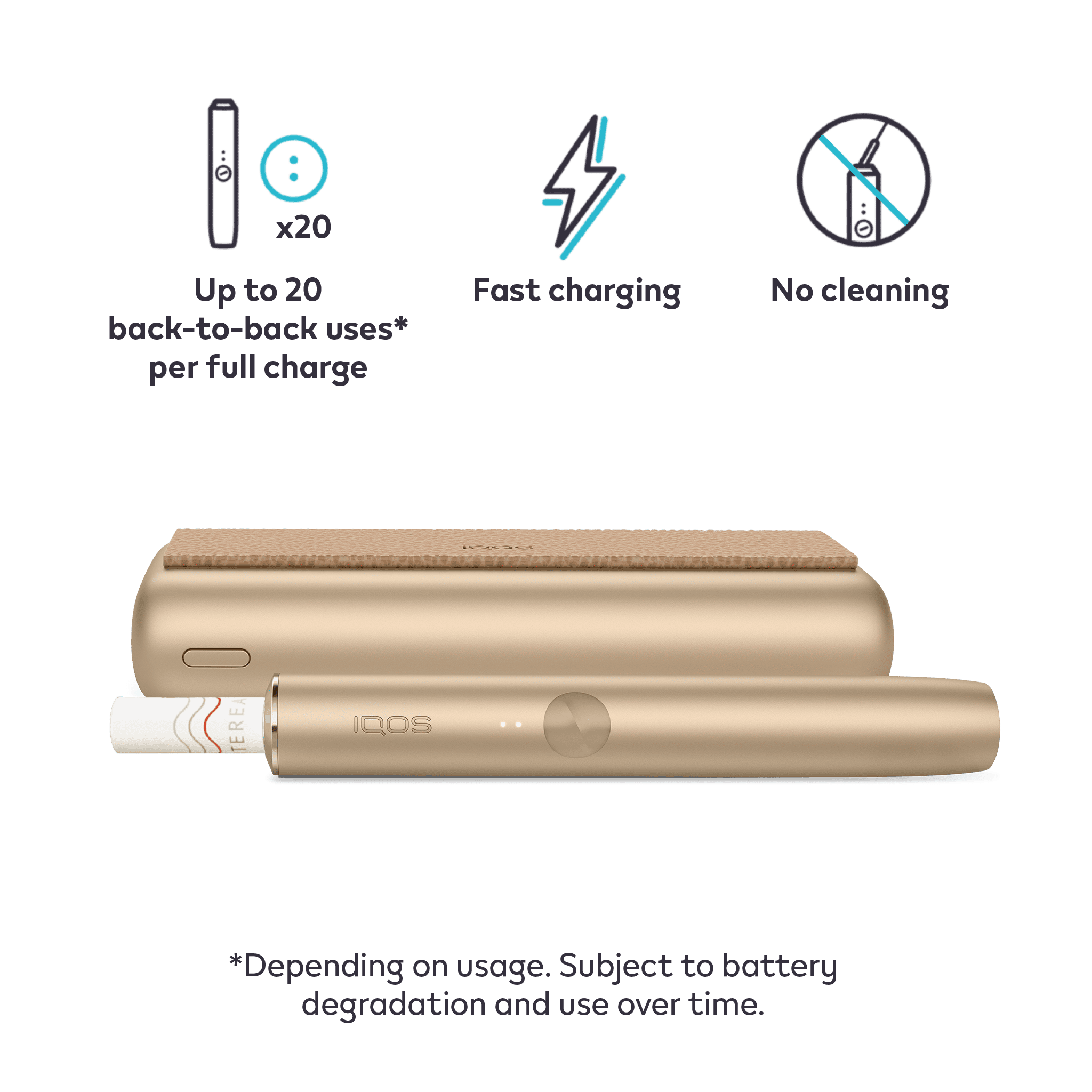 IQOS ILUMA Prime Kit Golden Khaki (Golden Khaki)