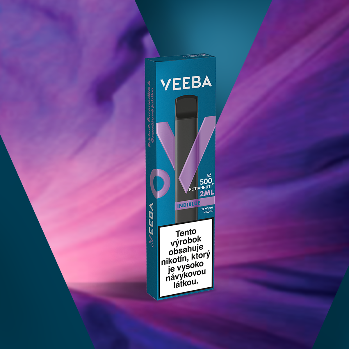 VEEBA INDIBLUE JEDNORAZOVÁ E-CIGARETA (Indiblue)