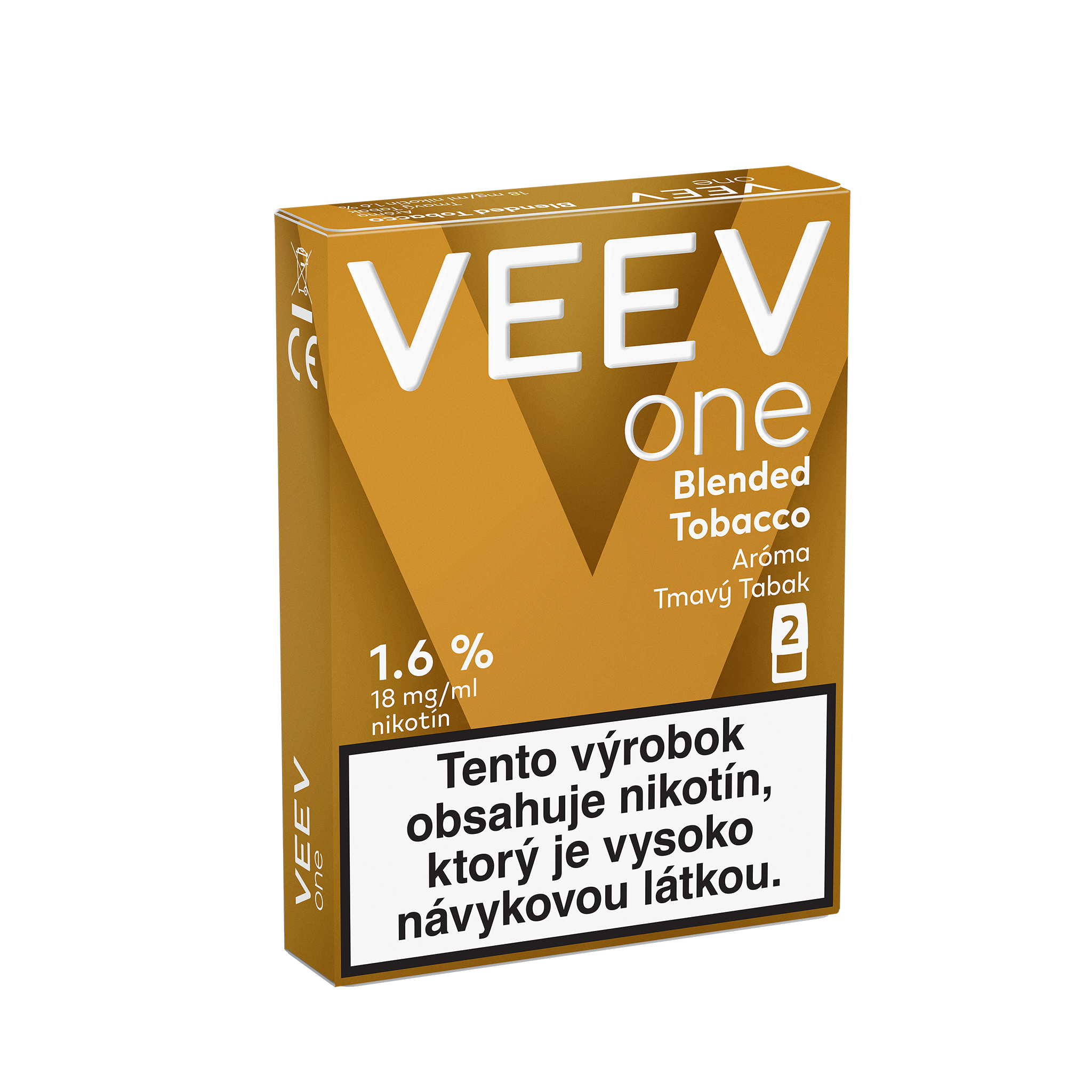 VEEV ONE NÁPLNE BLENDED TOBACCO (krabička) (Blended Tobacco)