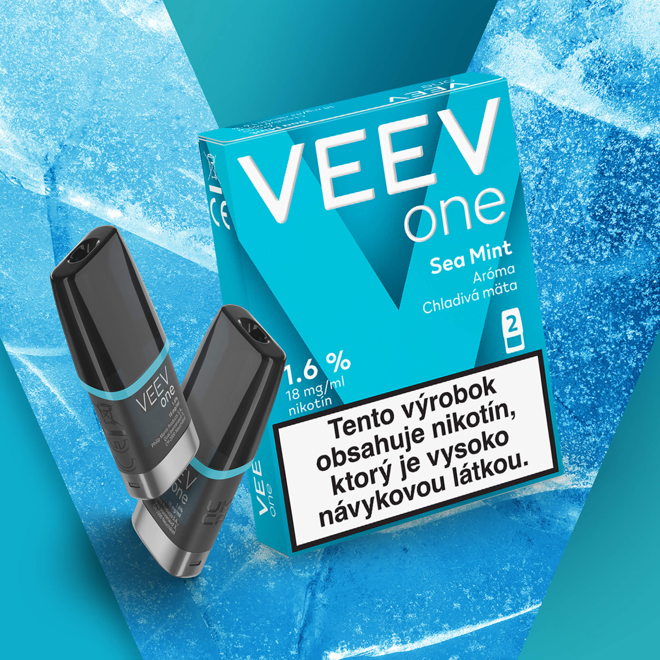 Kúp VEEV One Sea Mint - krabičku s dvoma náplňami