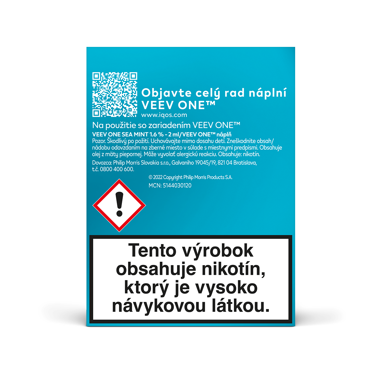 VEEV ONE NÁPLNE SEA MINT (krabička) (Sea Mint)