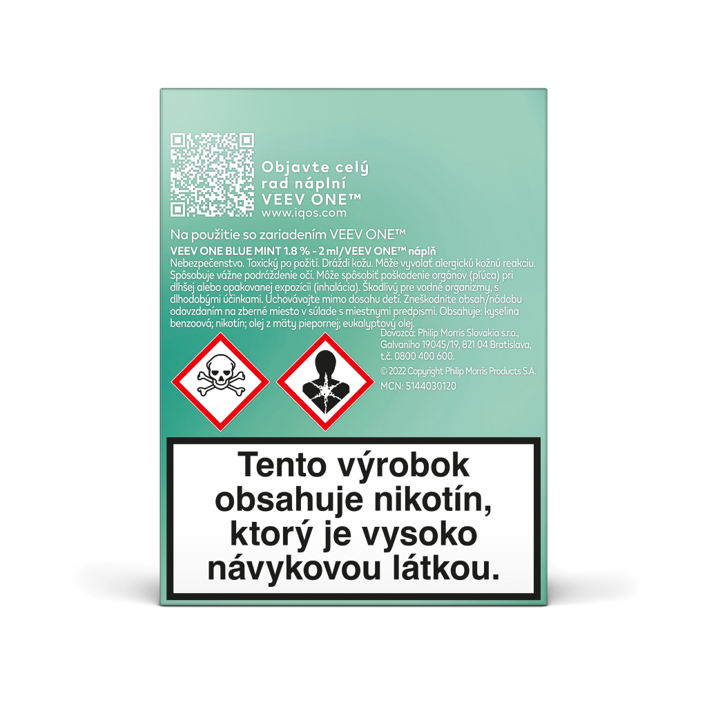 VEEV ONE NÁPLNE BLUE MINT (krabička) (Blue Mint)