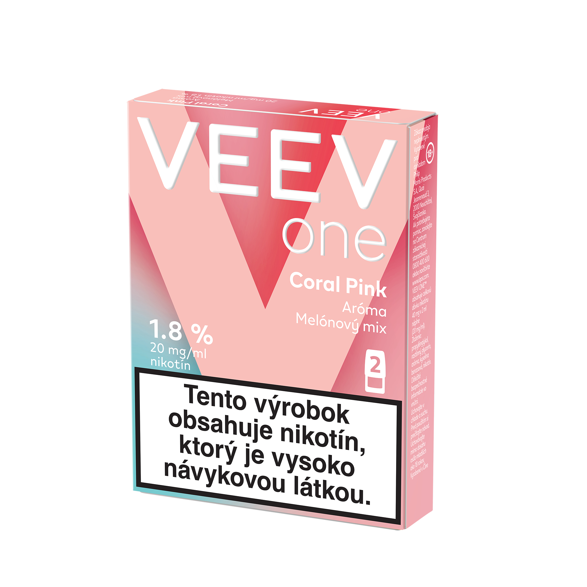 VEEV ONE NÁPLNE CORAL PINK (krabička) (Coral Pink)