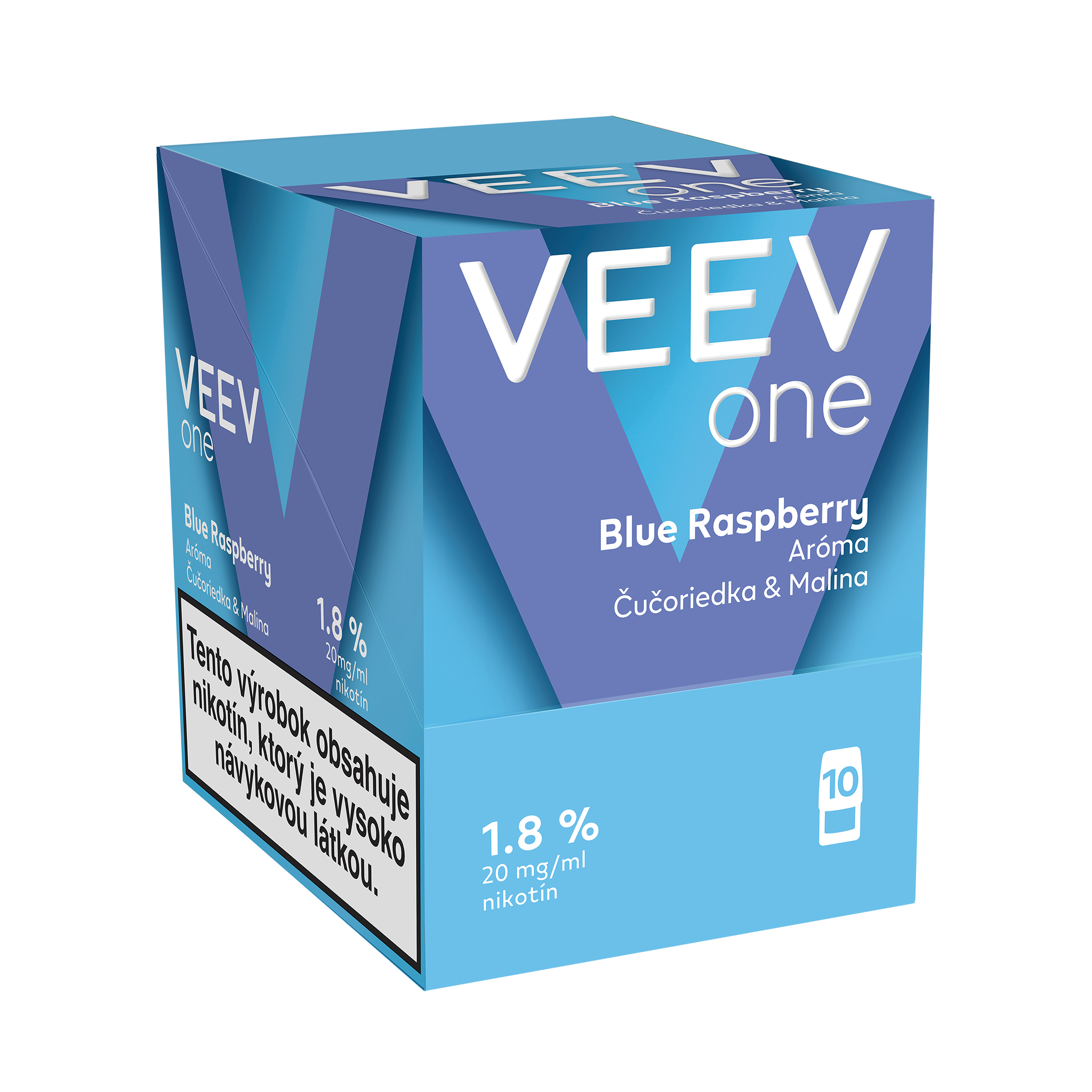 VEEV ONE NÁPLNE BLUE RASPBERRY (kartón) (Blue Raspberry)