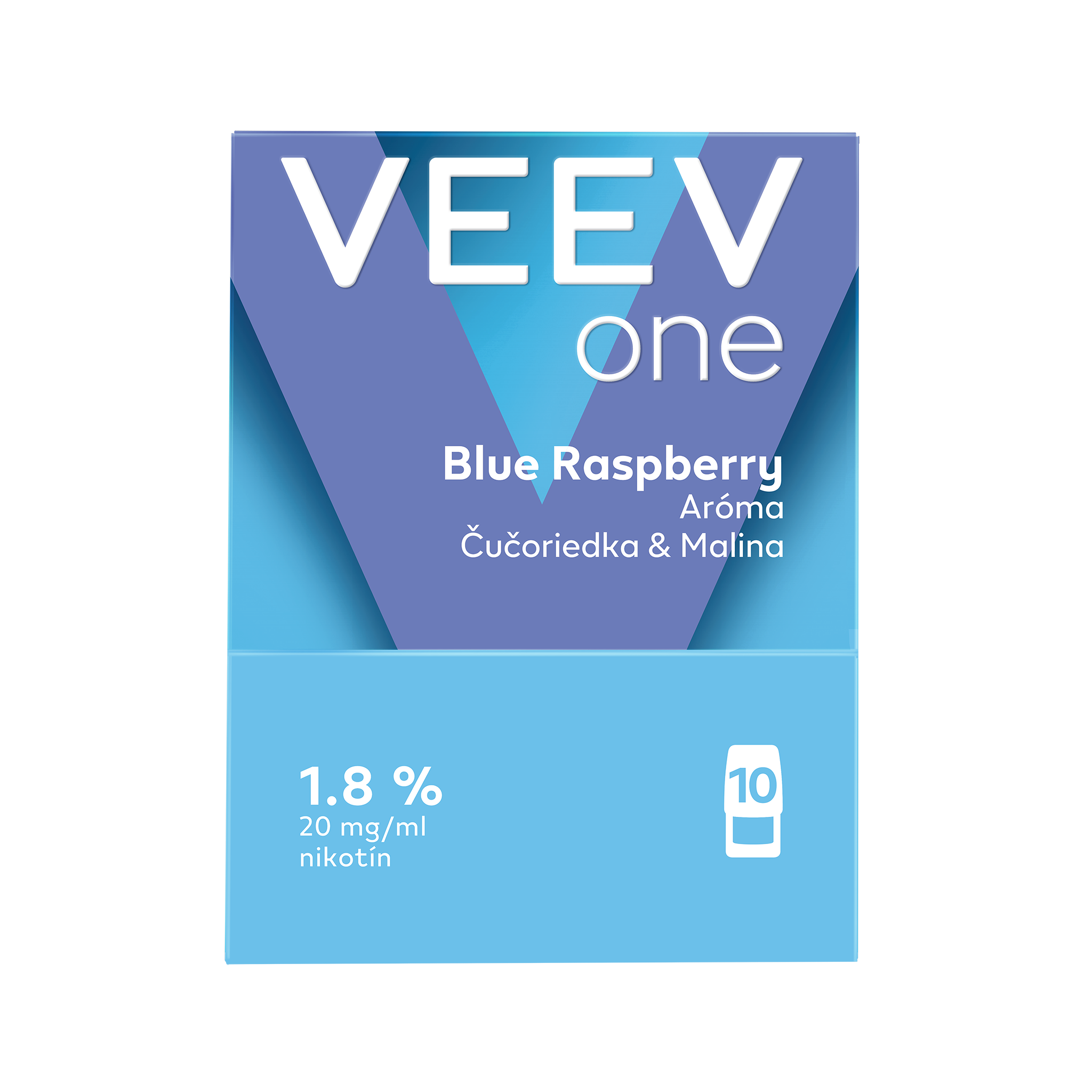 VEEV ONE NÁPLNE BLUE RASPBERRY (kartón) (Blue Raspberry)