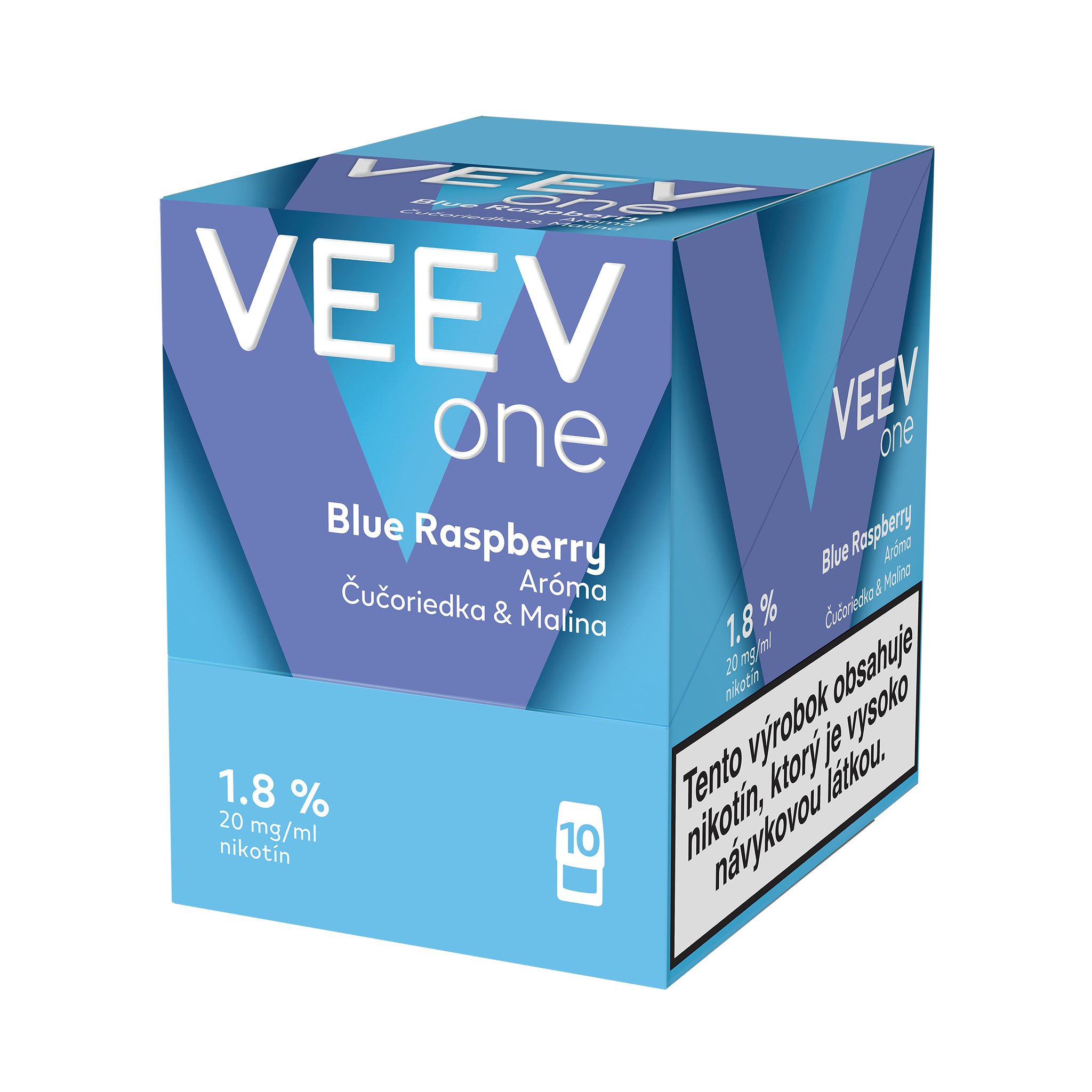 VEEV ONE NÁPLNE BLUE RASPBERRY (kartón) (Blue Raspberry)