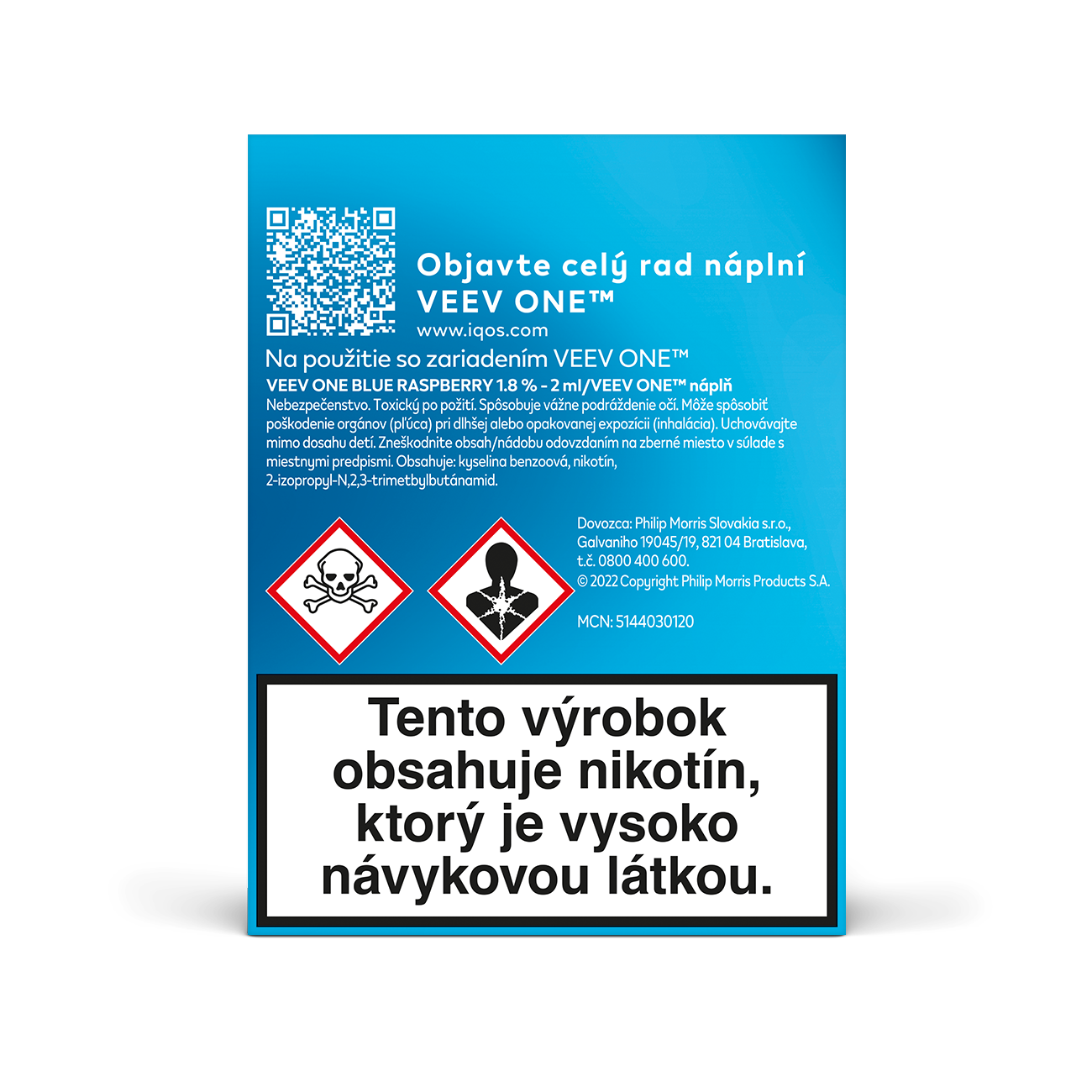 VEEV ONE NÁPLNE BLUE RASPBERRY (krabička) (Blue Raspberry)