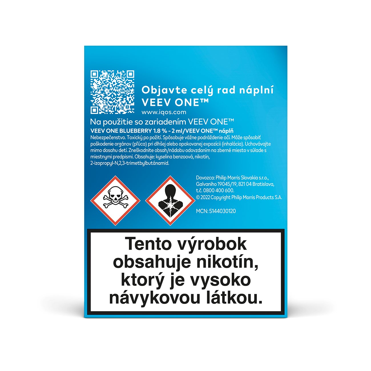 VEEV ONE NÁPLNE BLUEBERRY (krabička) (Blueberry)