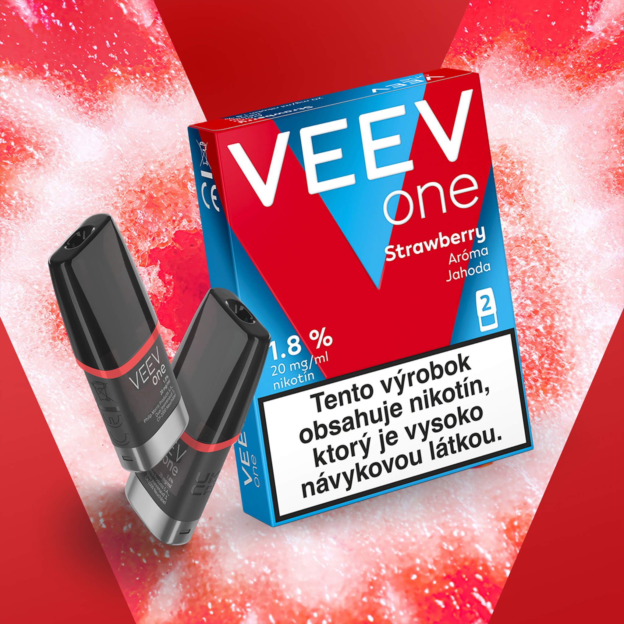 VEEV ONE NÁPLNE STRAWBERRY (krabička) (Strawberry)