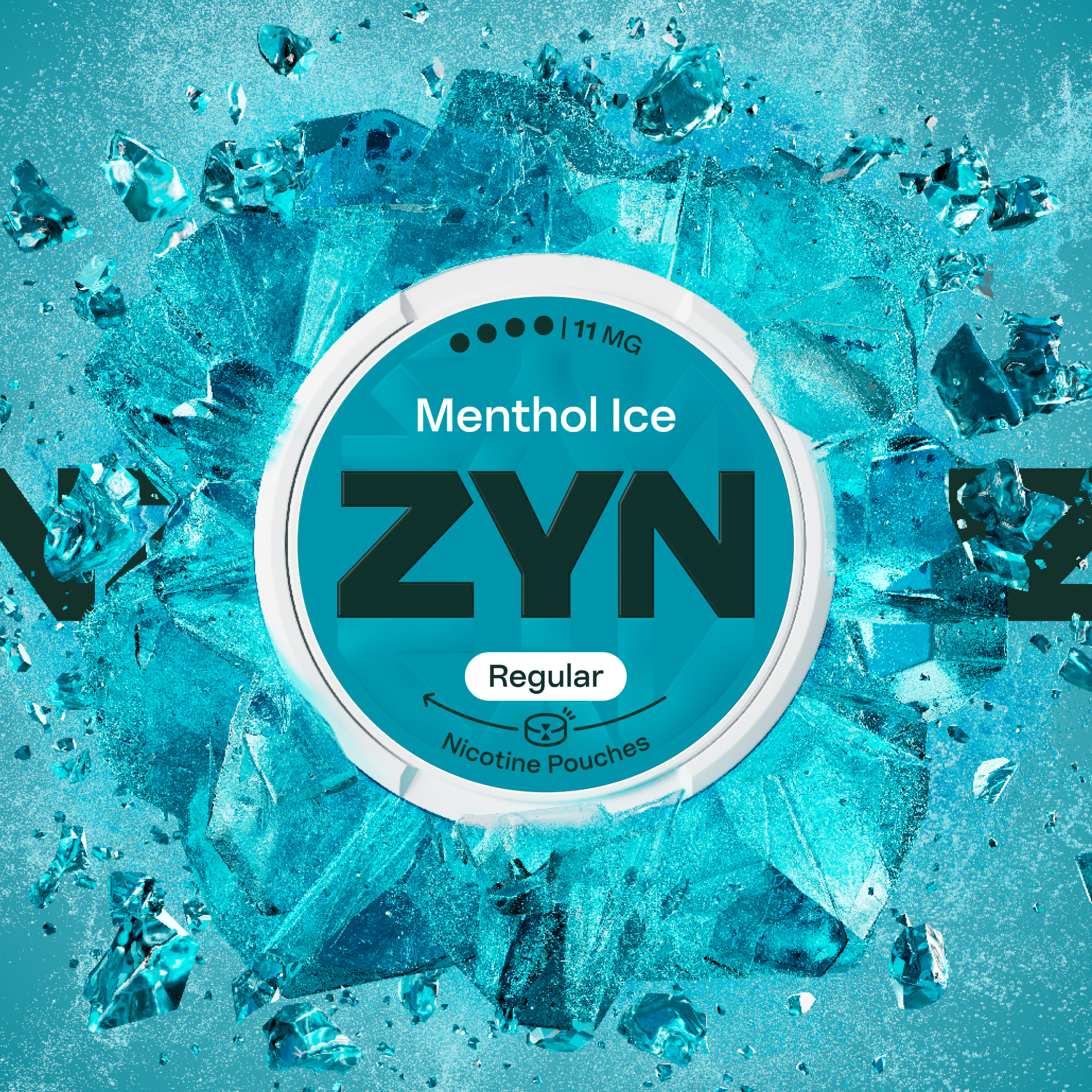 ZYN MENTHOL ICE 11 MG (KRABIČKA) (Icy Mint)