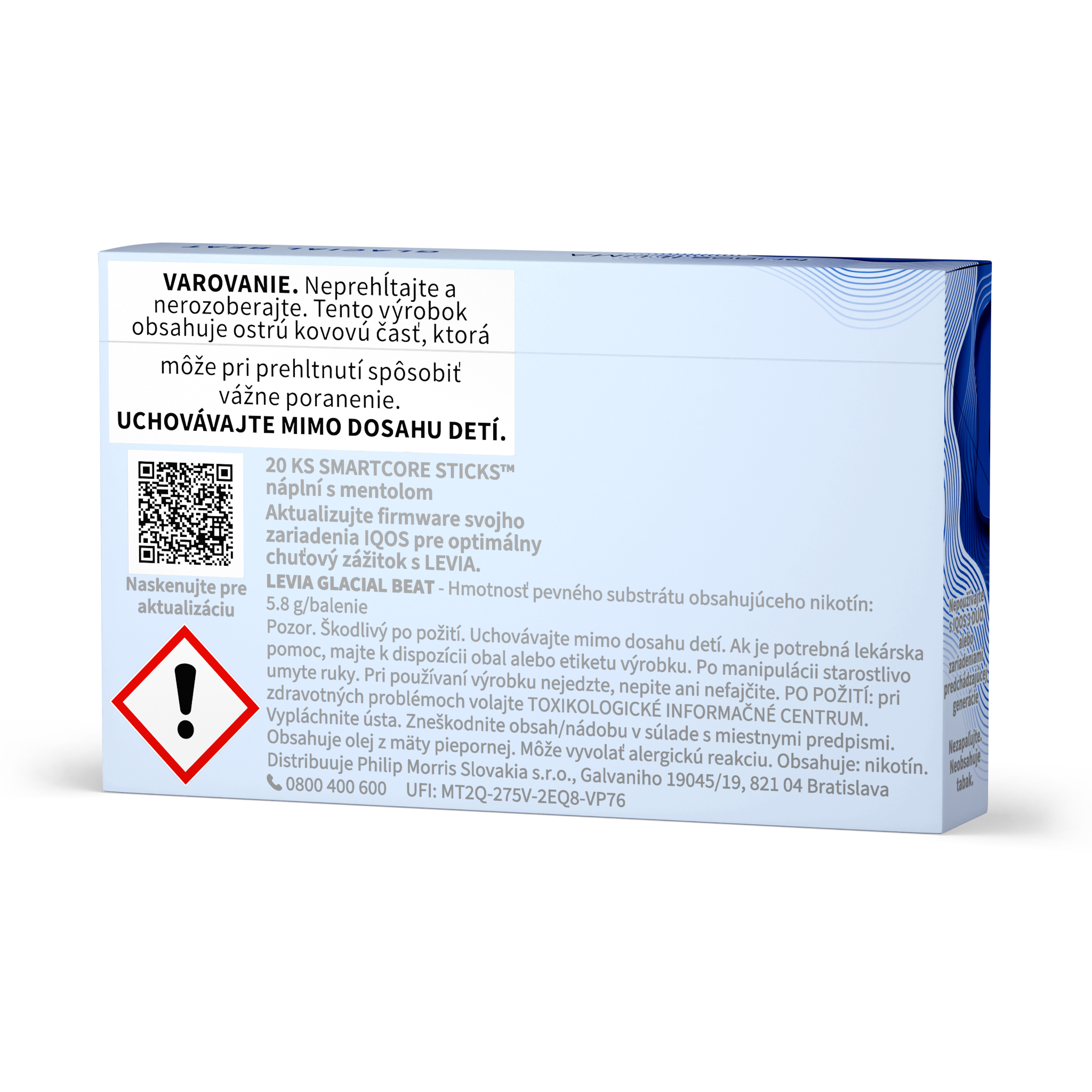 LEVIA GLACIAL BEAT (krabička) (BLUE)