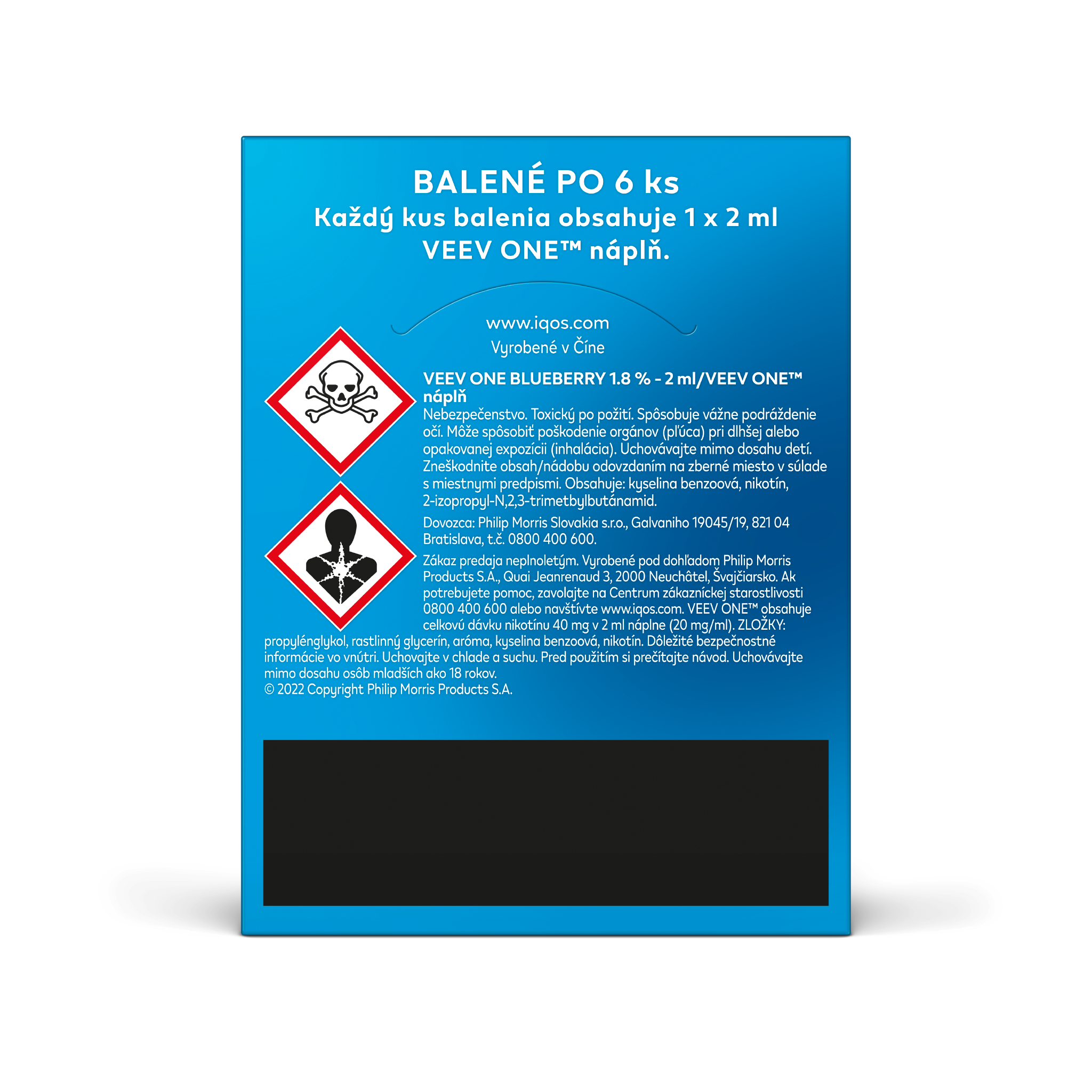 VEEV ONE NÁPLNE BLUEBERRY (kartón) (Blueberry)
