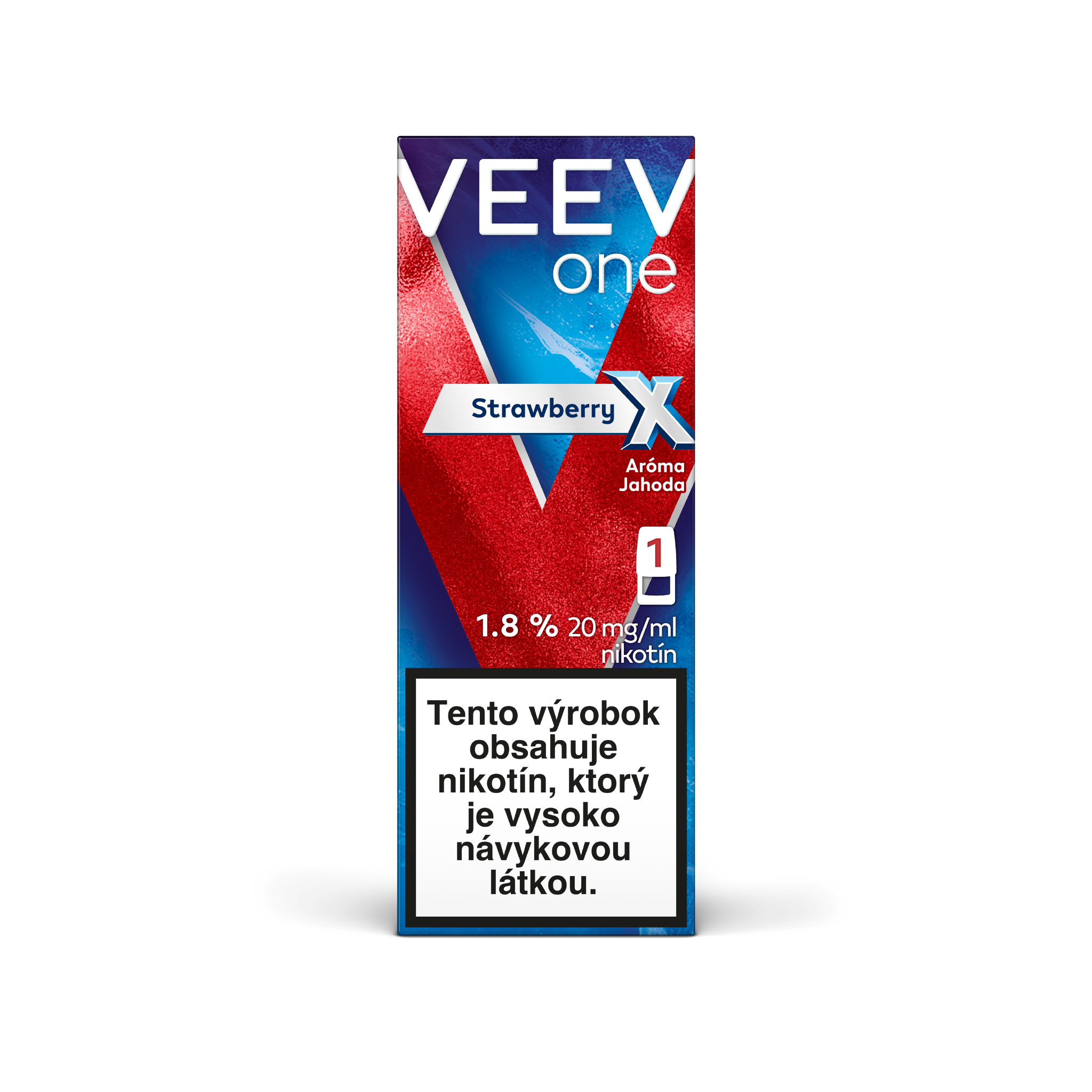 VEEV ONE NÁPLŇ STRAWBERRY X (krabička) (Strawberry X)