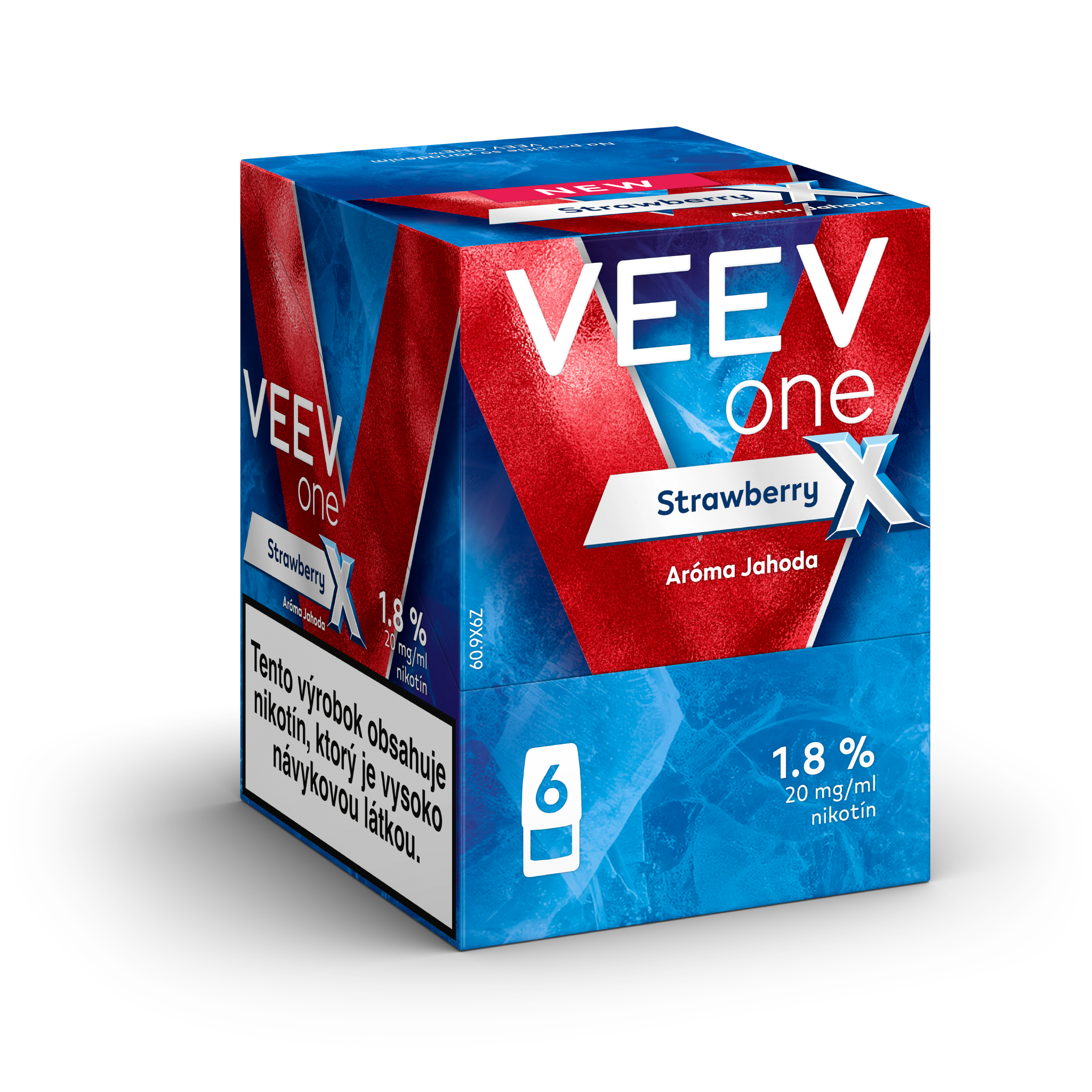 VEEV ONE NÁPLNE STRAWBERRY X (kartón) (Strawberry X)