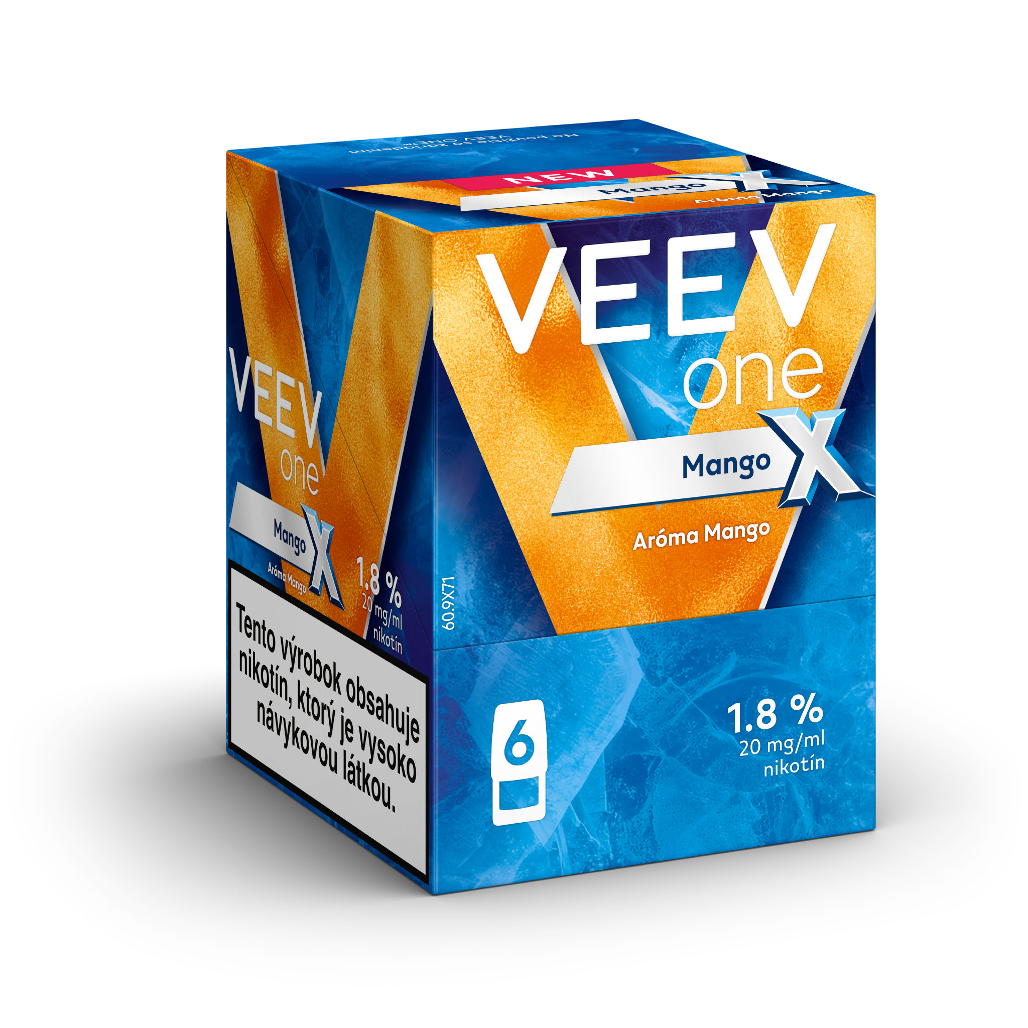 VEEV ONE NÁPLNE MANGO X (kartón) (Mango X)