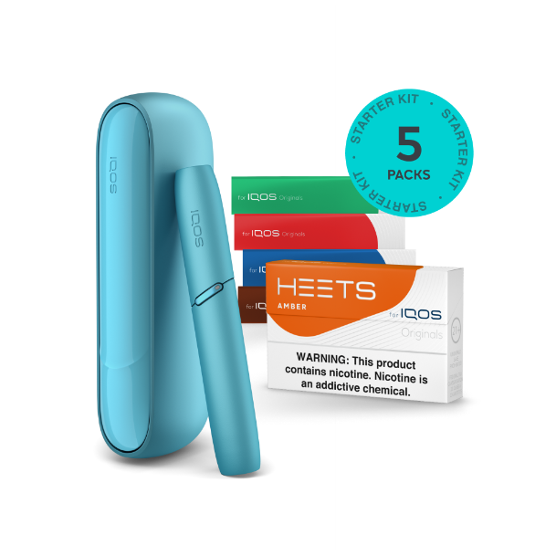 Buy IQOS ORIGINALS Flavor Starter Pack Online (Turquoise) | IQOS