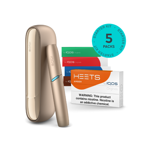 Buy IQOS ORIGINALS Flavor Starter Pack Online (Gold) | IQOS